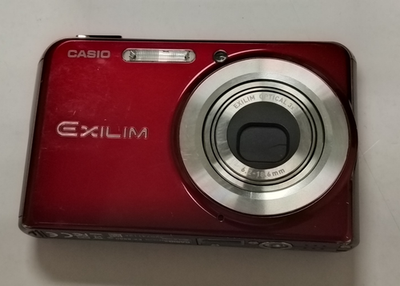 Casio Exilim Digital Camera EXS880 Red w Battery *Tested* | eBay
