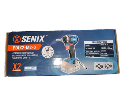 SENIX CORDLESS DRILL 1/4 IN 4 SPEED BELT CLIP LED LIGHT