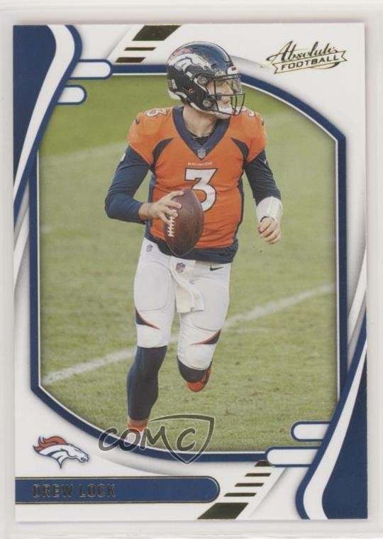2021 Panini Absolute Yellow Drew Lock #52 0c4o
