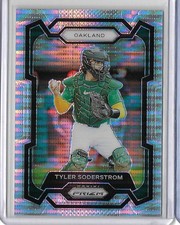 2024 Panini Prizm Baseball Tyler Soderstrom #266 Pulsar Prizm SP/499 Athletics