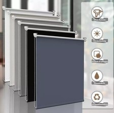 Thermo Rollo Verdunklungsrollo UV Schutz ohne Bohren Klemmfix , mit Seitenzug