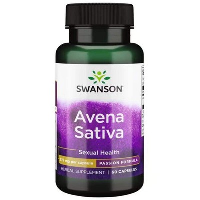 Swanson Avena Sativa 575mg - 60 Kapseln Unterstützung für sexuelle Gesundheit & Vitalität
