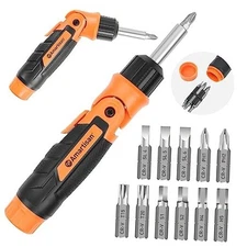  12-in-1 Multi Bit Screwdriver, 12-in-1 Multi-bit Screwdriver Set Orange