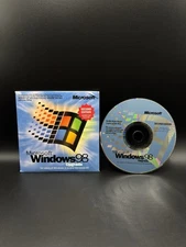 Microsoft Windows 98 CD-ROM 2nd Second Edition Upgrade - With Product Key & Case
