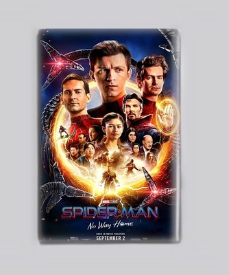 SPIDER MAN NO WAY HOME / SPOILER CAST 2''x3'' MOVIE POSTER MAGNET marvel avengers