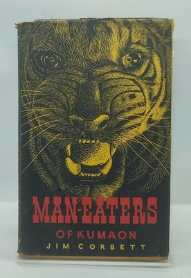 Jim Corbett Man-Eaters of Kumaon 1945 2nd Edition Oxford Hardcover Dust Jacket