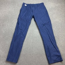 VINTAGE French Trousers Adult 32x32 Blue Workwear Chore Sanfor Utility Men