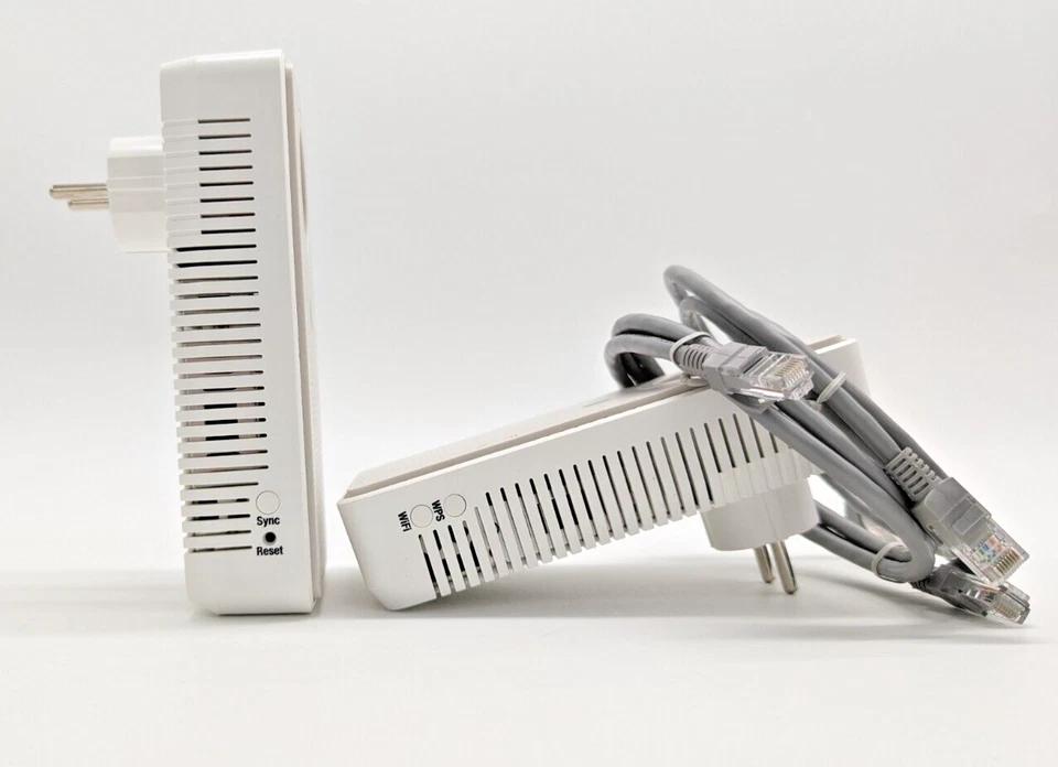 Powerline Starter 2Set KIT PLC 1.000 MBit/s LAN ✅ 1.200 MBit/s D-LAN WIFI WLAN✅ - Bild 4 von 4