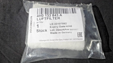AUDI A8 AIR FILTER ELEMENT 4H0133843A GENUINE 2010-17