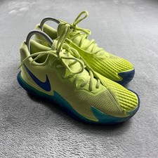 Nike Court Zoom Vapor Cage 4 Rafa Men Tennis Shoes Volt Blue DD1579-700 Size 7.5