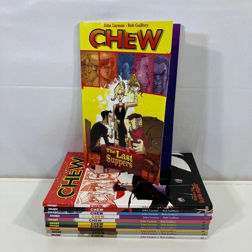 11 Vols Chew Graphic Trade Paperback Novels Lot Image Comics Layman & Guillory