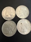 Lot of 4 1922 P Peace Dollars