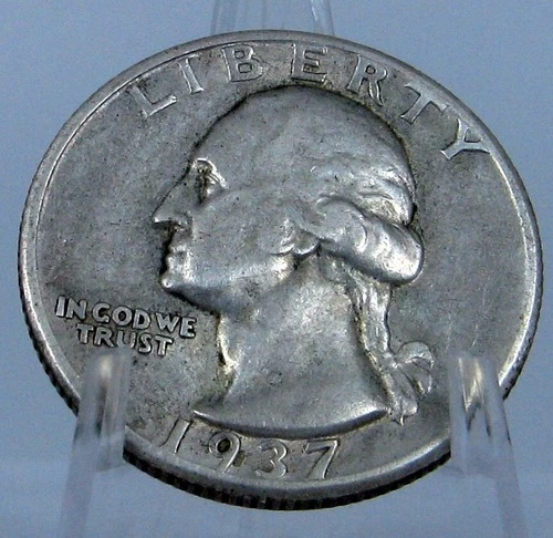 1937 Washington Silver Quarter GEM AU UNCIRCULATED  #GSAF-2