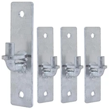 VIVIDA Wall Mount Gate Hinge 4 PCS, Heavy Duty Flat Back Farm Gate Hinge with...