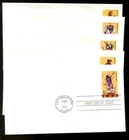 US FDC # 3072-3076 32c American Indian Dances none 5 FDC's  1996, 9K147