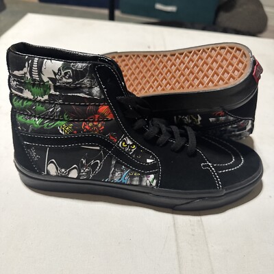 Vans x Disney Sk8-Hi Disney 100 Villains Black VN000BW7BMB Sneaker Mens Size 9.5
