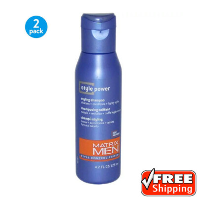 [2 Pack] Matrix Men Style Power Styling Shampoo Cleansing Conditioning 4.2oz