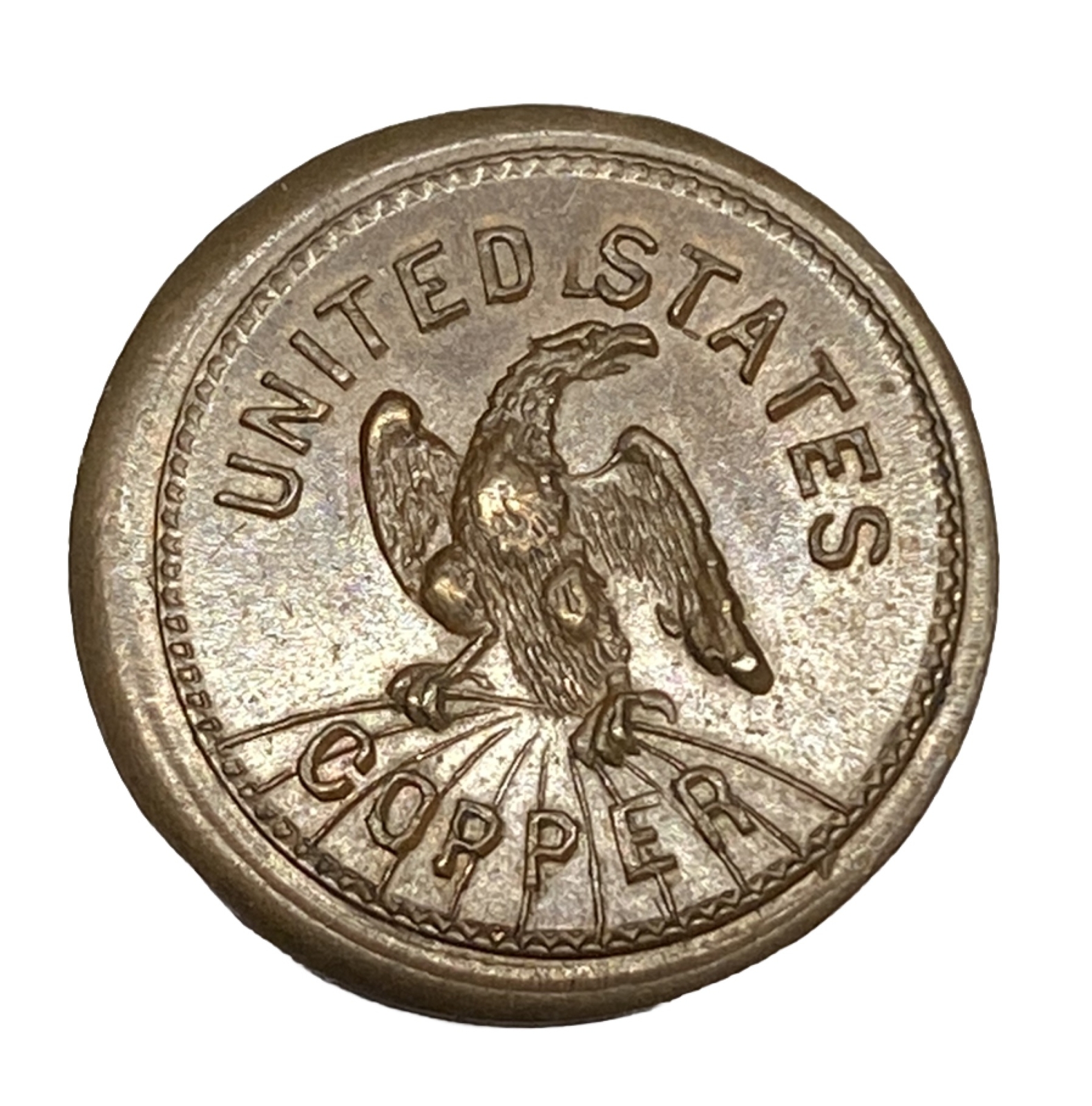 186X Civil War Store Card Token / Terhune Brothers Hardware / Jersey