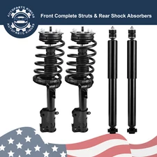 4PCS Front Struts Coil Springs + Rear Shock Absorbers for 2005-2010 Ford Mustang