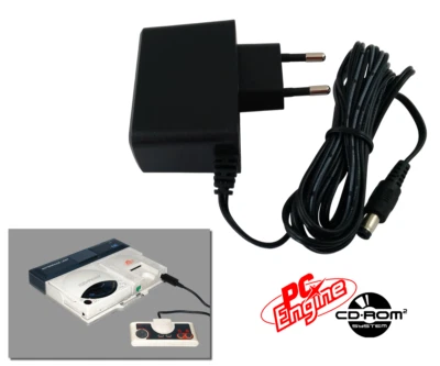 RETRO GAME SUPPLY Power Supply for NEC PC Engine Interface Unit IFU-30 Cable 2m EU Plug AC Adapter