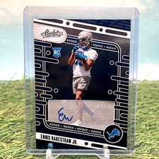 Ennis Rakestraw Jr. 2024 Absolute Orange Mosaic Auto Rookie (RC) Detroit Lions