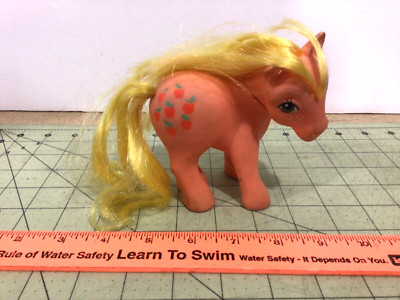 My Little Pony MLP 1983 G1 Bowtie Apple Jack horse figure Hasbro Free Shipping
