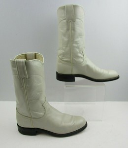 justin white boots