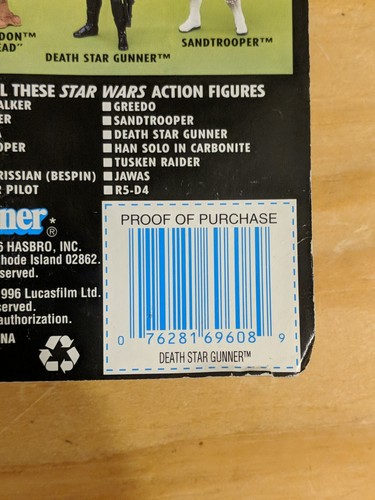Luke Skywalker X-Wing Death Star Gunner Star Wars Power of the Force ungeöffnet - Bild 11 von 12