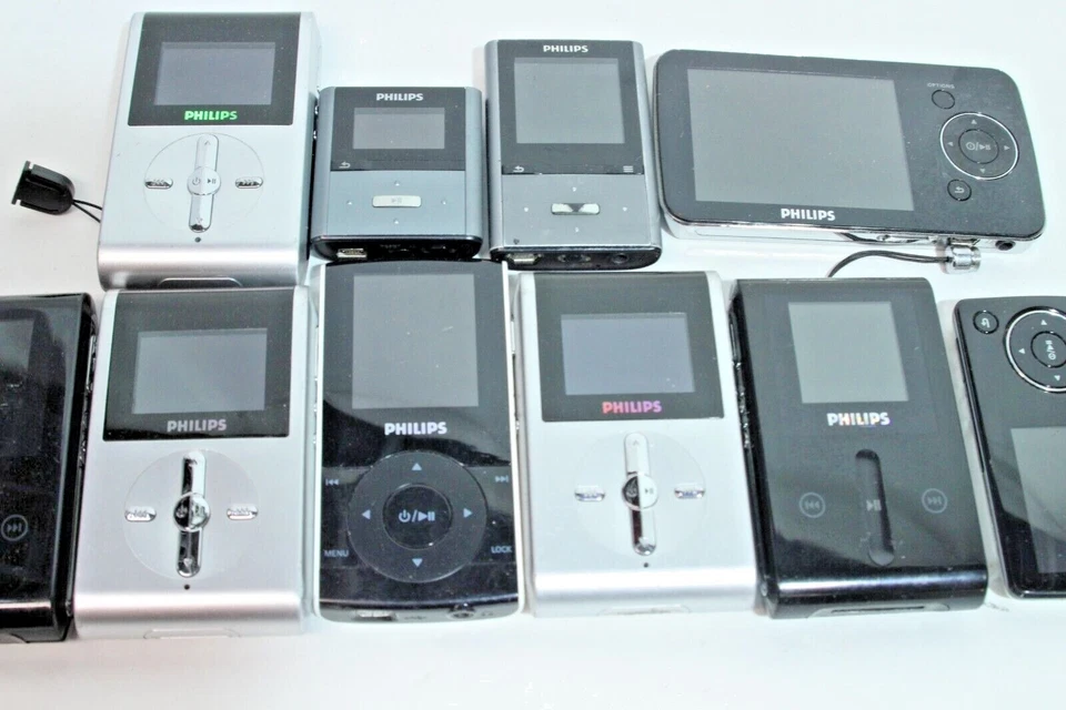 Lote de 10 reproductores MP3 Philips / No funciona / No enciende / COMO ESTÁ Foto 4 de 4