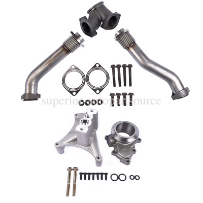 #ad Bellowed Up Pipes amp; Turbo Pedestal Housing for 1999.5 2003 Ford 7.3L Powerstroke $130.39