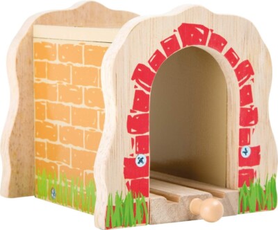 Legler Tunnel für Holzeisenbahnen, kompatibel mit allen Standard Eisenbahn Spiel Zug