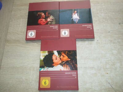 3 DVD Oper Sammlung Macbeth + TOSCA + RUSALKA