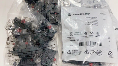 New Factory Sealed Allen-Bradley 800F-X01 contact block 800FX01 (Pack of 10pcs)