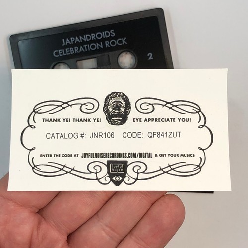 JAPANDROIDS CELEBRATION ROCK Cassette Tape LIMITED EDITION NUMBERED 342/500 Rare - Picture 6 of 7