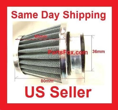 Air Filter Cleaner 125 110 50 90cc 70cc 35mm 36mm Fit PZ19 20 Carb Taotao Peace