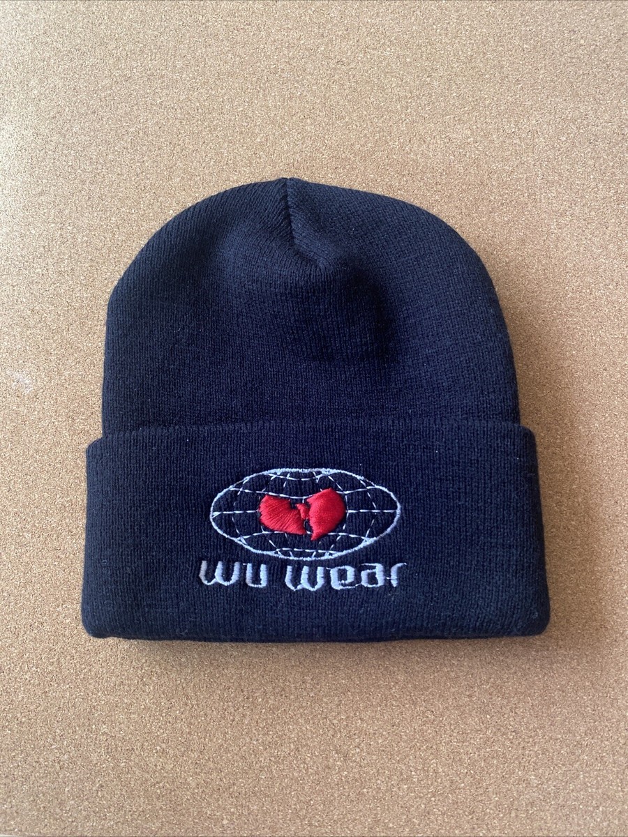 Vintage WU Wear Knit Beanie Winter Hat 90's Wu Tang Clan Rap