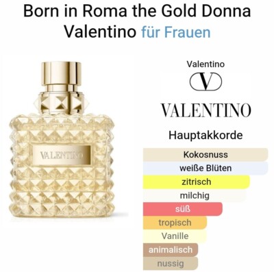 NEU Valentino Born in Roma Donna Gold -5  ml probe 100% original Schickes 