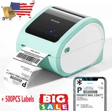 Wireless Wifi Thermal Shipping Label Printer 4x6 For UPS,Amazon,eBay+500 Labels