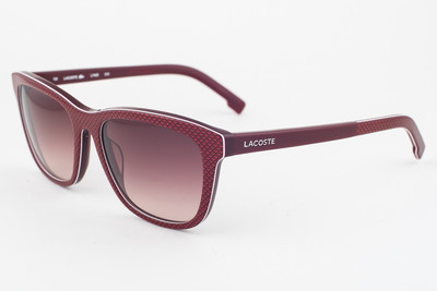 LACOSTE Dark Burgundy / Brown Gradient Sunglasses L740S 615 