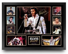 NEW ELVIS PRESLEY LIMITED EDITION FRAMED MEMORABILIA