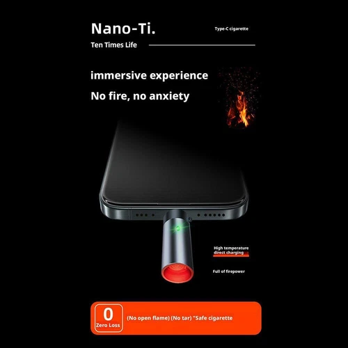 Electric For Lighter - USB C For Lighter, Flameless Windproof, Gift---， O0U5