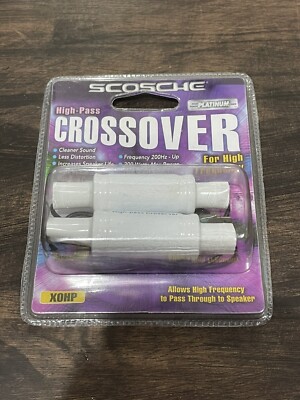 Scosche High Pass Crossover Platinum Series X0HP For Speakers (G3)