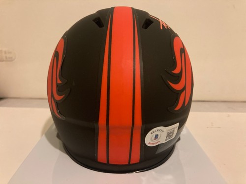 Steve Atwater signed autographed mini helmet Denver Broncos BAS WW75619 - Picture 6 of 8