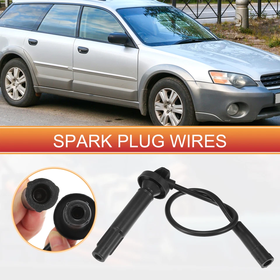 Cable de bobina de encendido de cable de bujía 4 piezas No.22451AA730 para Subaru Baja Outback Foto 2 de 4