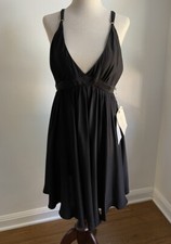 Rag and Bone 100% Silk A Line Halter Neck Dress sz Medium US 8 NWT