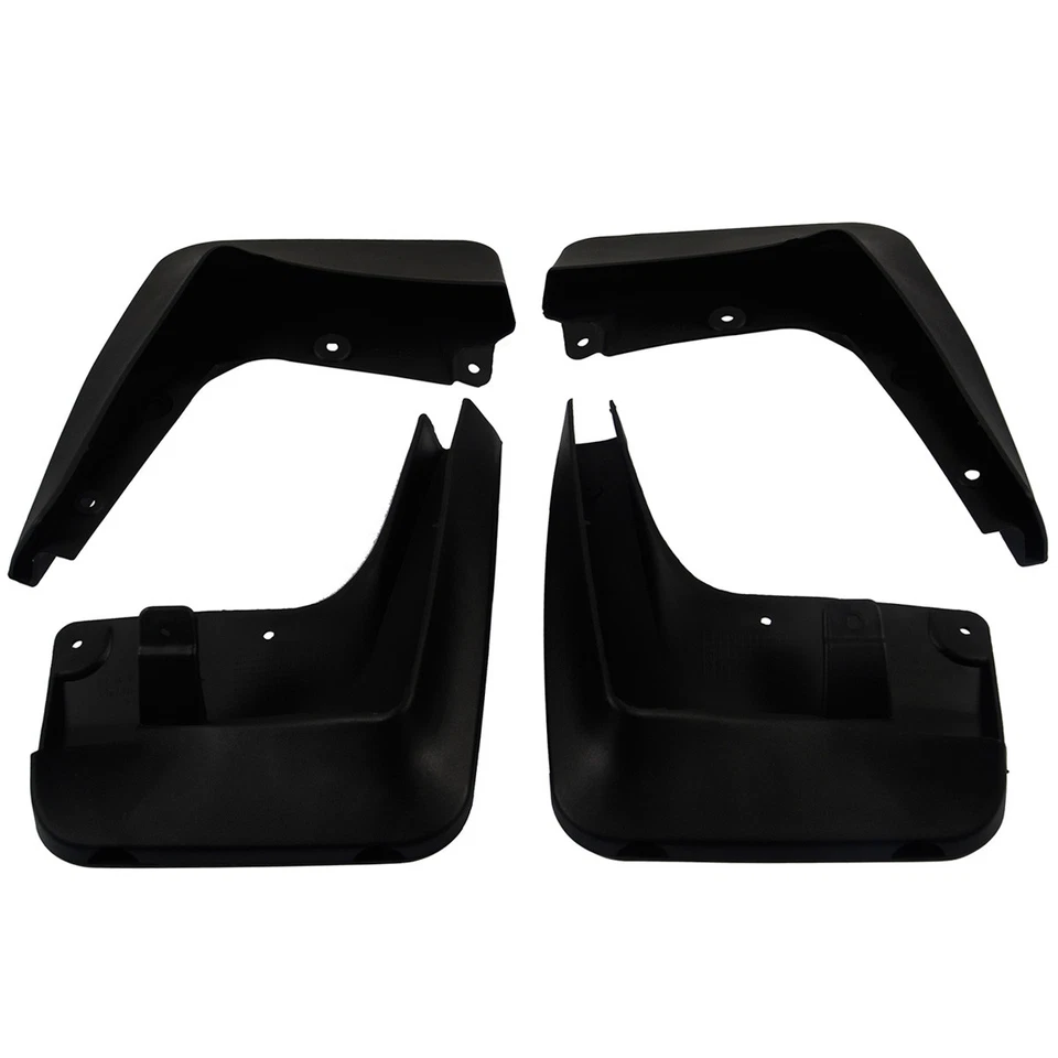 4x Protectores contra salpicaduras guardabarros delanteros y traseros nuevos para BMW E60 serie 5 sedán 2006-2010 Foto 2 de 4