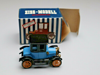 MODELLAUTO 1:43: OPEL STADTCOUPÉ 1908, ZISS-MODELL, VINTAGE! +Datenblatt OVP! A3
