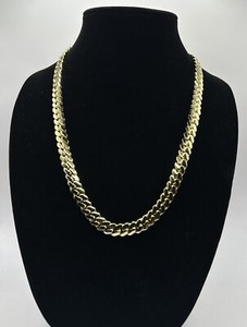 Authentic 10mm 24" 105g Handmade Miami Cuban Link Chain - 14k Gold Plated
