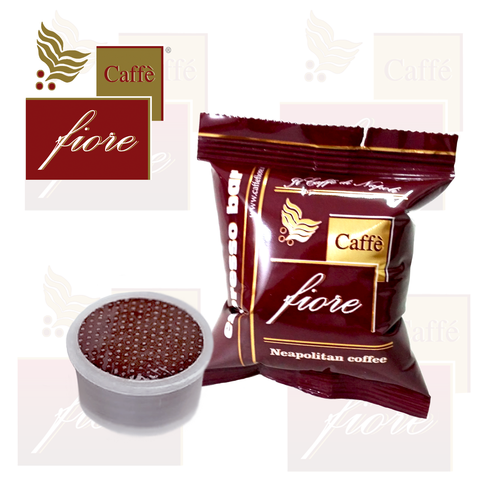 1200 Cialde Capsule CAFFE FIORE Espresso BAR Compatibili Lavazza Espresso Point