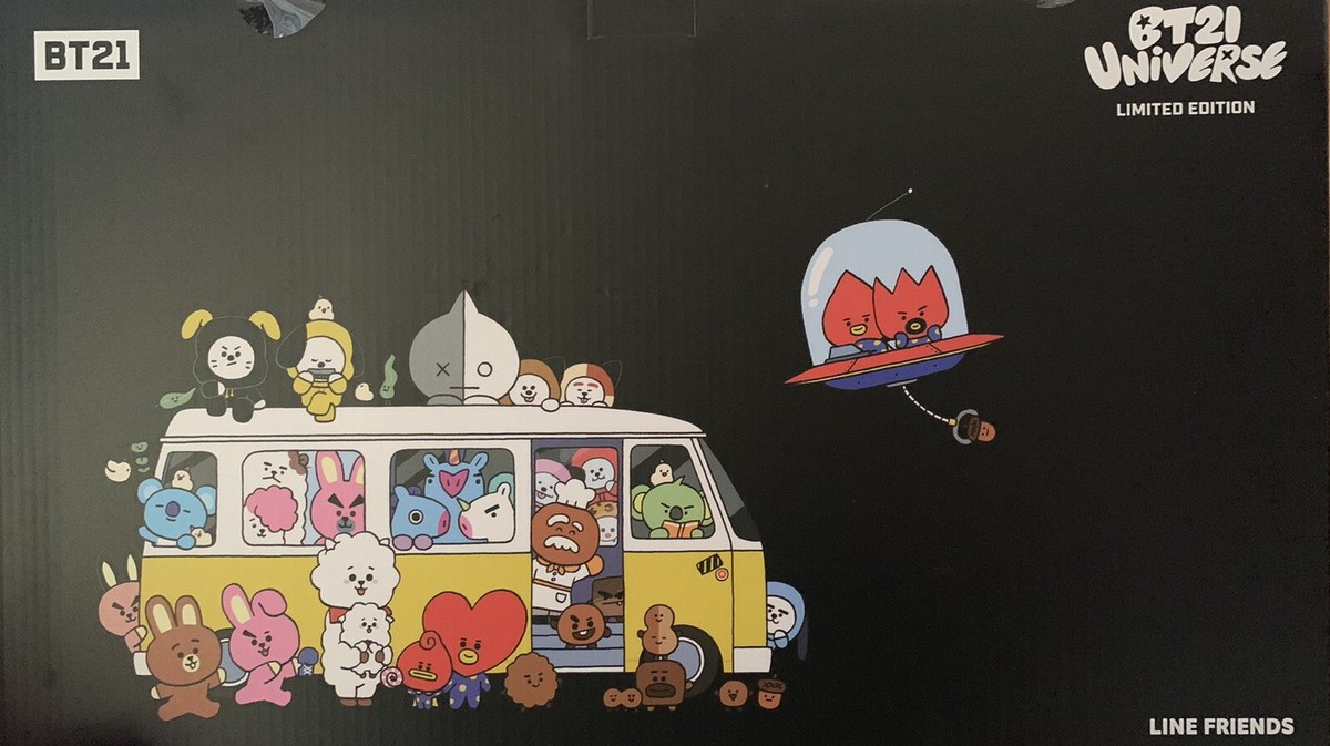 BT21 ファミリーマスコット Universe RJ BT21 Official RJ Universe Standing Doll set – k-cutiestar